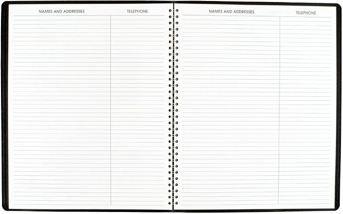At-A-Glance 8.88 x 11 Inches Wirebound Monthly Planner for 2015, Black (7026005)