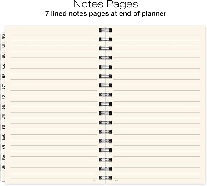 ESSENTIAL 2026-2027 Monthly & Weekly Planner with Tabs, 5"x8": 14 Months (May 2026 - June 2027), Professional, Simple, Easy-to-Use Design and Frosted Poly Cover for Extra Protection (Frosted)