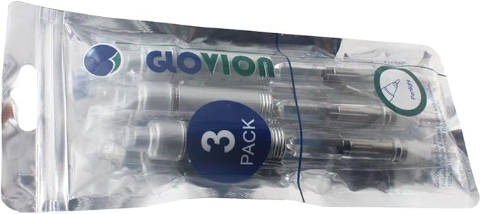 Glovion Led Light Pen,Penlight for Nighttime Writing -Red- Pack of 3 Pens