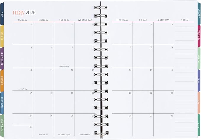 INSPIRED BY ERIN CONDREN 12M A5 Weekly Planner (January 2026 - December 2026) - Leopard cover