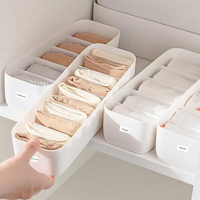 D30 Labels 1150 PCS Label Tape Compatible with Phomemo D30 Label Maker, 12x30 mm, Waterproof Adhesive Labeling Tape Print Paper, 5 Rolls