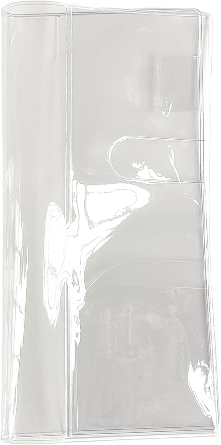 Undated Pocket Weekly Planner Schedule Organizer Agenda Year Month Week Plan A6 Notebooks (Blue with clear cover)