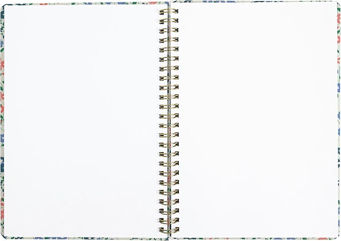 Letts of London® Spring Valley Academic Weekly/Monthly Planner, 18 Months, July 2025 to December 2026, Week-to-View, Wiro Binding, Multilingual, A5 Size, 8.25" x 5.875", Mint (C031799-26)