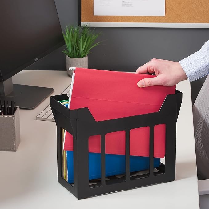 Staples File Caddy with File Folders