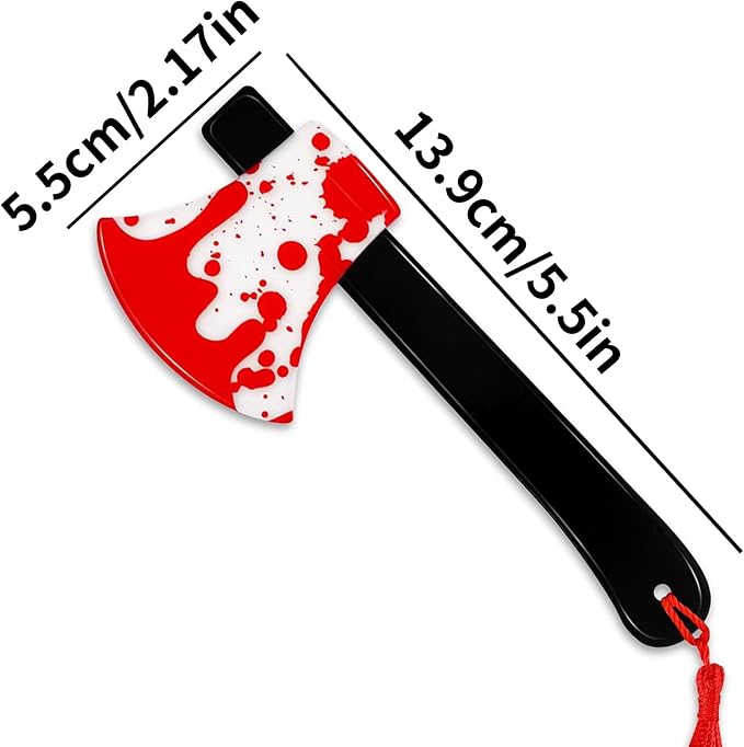 Funny Horror Gifts for Book Lovers, Bookmarks for Book Lovers, Book Gifts for Readers Women Men