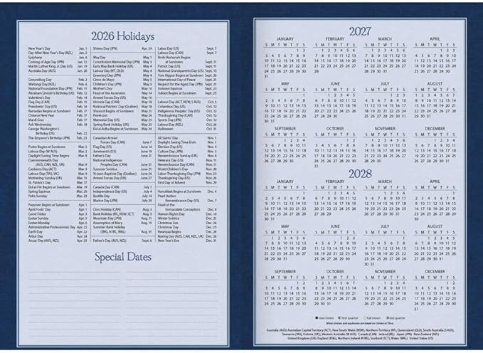 Lang, Lang Folk Art Monthly 2026 Pocket Planner, 4.9'' X 6.6'', Weekly Calendar with Wire-O Binding