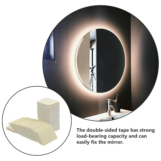 Hemobllo 100pcs Double-Sided Adhesive Pads Strong Adhesive Tape for Mirrors Hooks and Home Office Use Easy to Remove Heavy Duty Foam Stickers