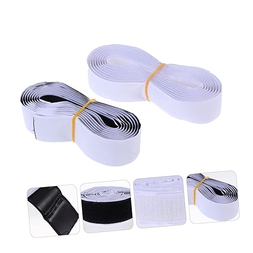 OSALADI 4set Self-Adhesive Strips Home Organizing Tape Double-Sided Sticky Adhesive Strips for Daily Use Strong Hold Easy to Apply