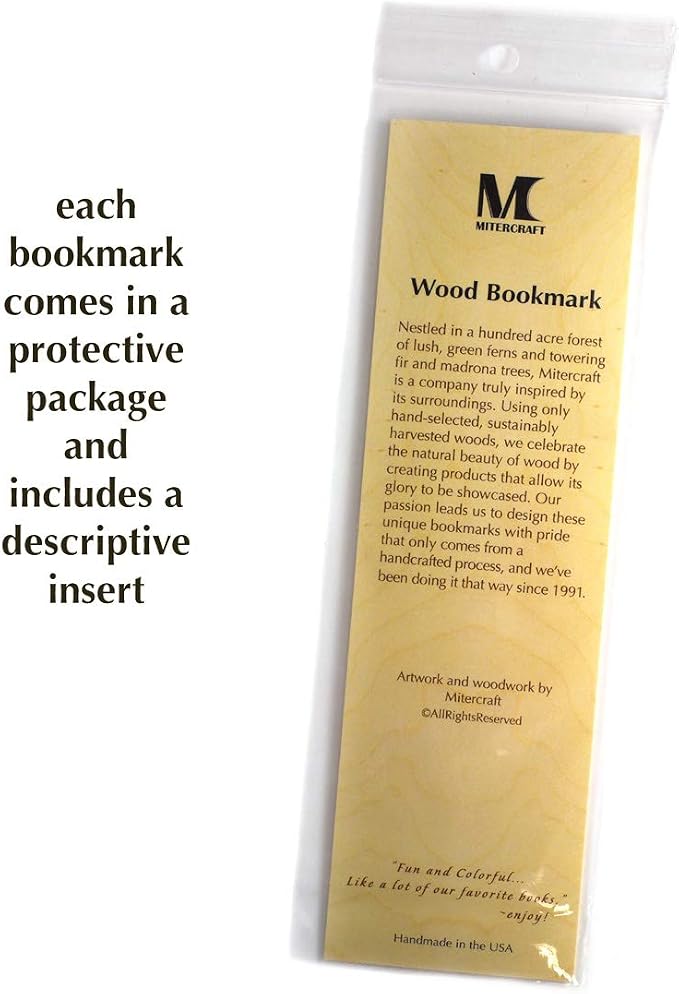 J.R.R. Tolkien Secret Gate Quote Wooden Bookmark | Inspirational Fantasy Literary Gift for Tolkien Fans | Handmade Wood Bookmark with Gold Tassel | Made in the USA