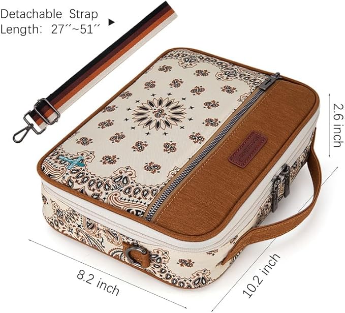 Montana West Bible Covers for Women Men with Leather Bookmark Carrying Book Case Church Bag Outdoor Bible Protective