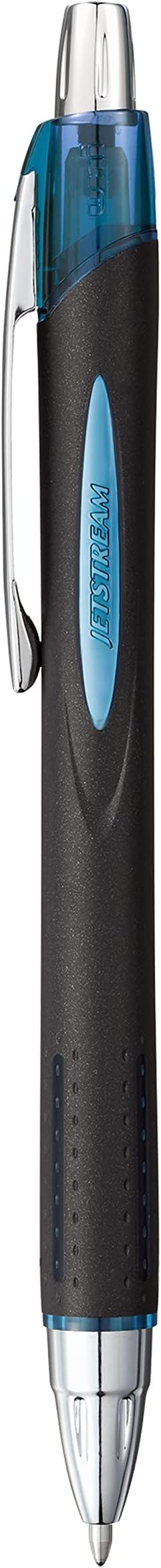 Uni-Ball Jetstream RT BLX 12 Pack, 1.0mm Medium Blue/Black, Wirecutter Best Pen, Ballpoint Pens, Ballpoint Ink Pens | Office Supplies, Ballpoint Pen, Colored Pens, Fine Point, Smooth Writing Pens