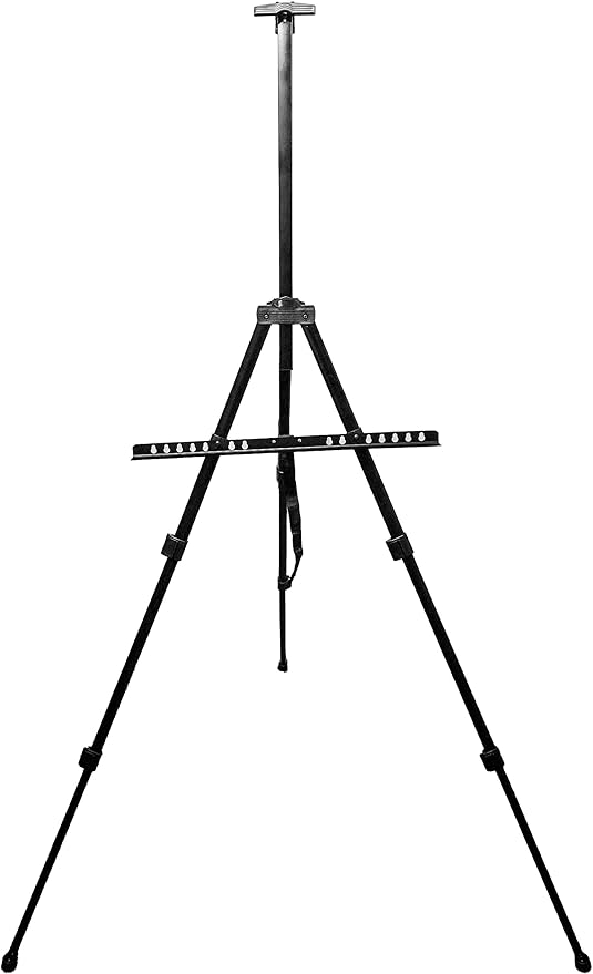 Maven Portable Whiteboard Folding Travel White Board with Stand Easel Light Easy Dry Erase