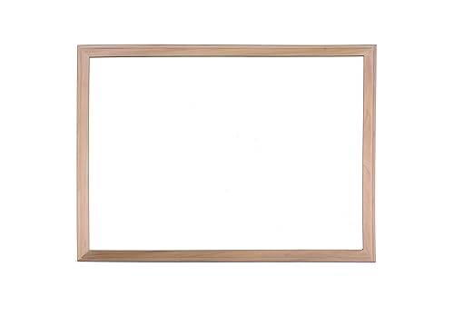 Flipside Products 24" x 36" Wood Framed Dry Erase Board, Large Surface, Wall Decor, Sign, Wall Mount, Menu Board