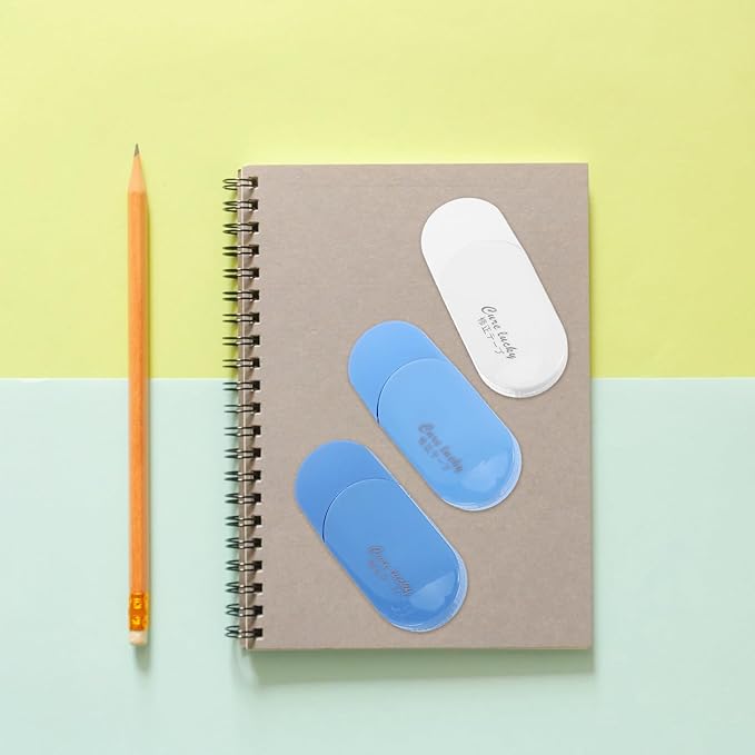 NOLITOY Correction Tape Set 6pcs Gradient Blue, Student Correction Pen for Writing, Instant Dry Correction Tape for School Supplies and Stationery