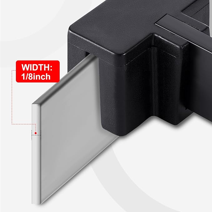 Epakh 36 Pcs Metal File Cabinet Rails Set Include 12 Cabinet Divider Rails 24 Hanging File Rail Clips for Hanging Folder Frame Bars Office Storage, Drawer Thickness Less Than 1/8 Inch (Plastic)