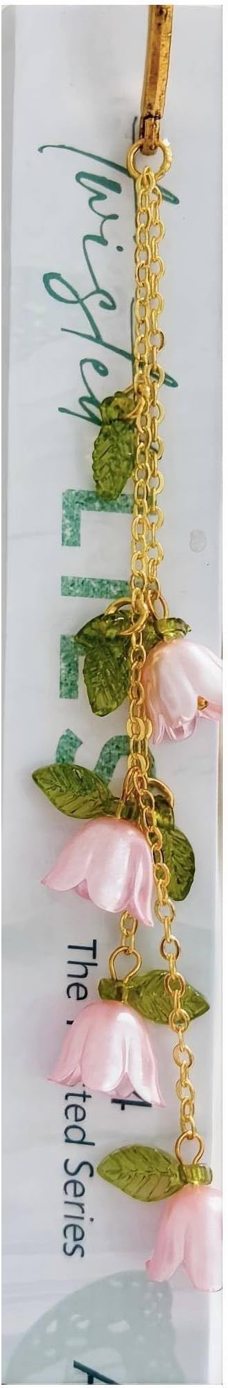 Cute Bookmarks for Women, Pretty Metal Flower Book Marks for Reading, Book Lovers Gifts for Club, Readers, Teacher Appreciation, Birthday, Mothers Day (Pink)