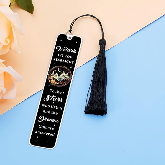 Velaris Merch, Dark Romance Merch, Book Lover Gifts for Women, Bookworms, Nerds, Readers, Christmas Birthday Book Club Gifts for Women Men, Book Marks for Reading Women