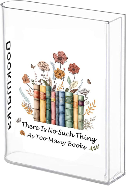 Book Shaped Bookmark Holder, Reading Accessories Gift for Book Lovers, Women, Librarians
