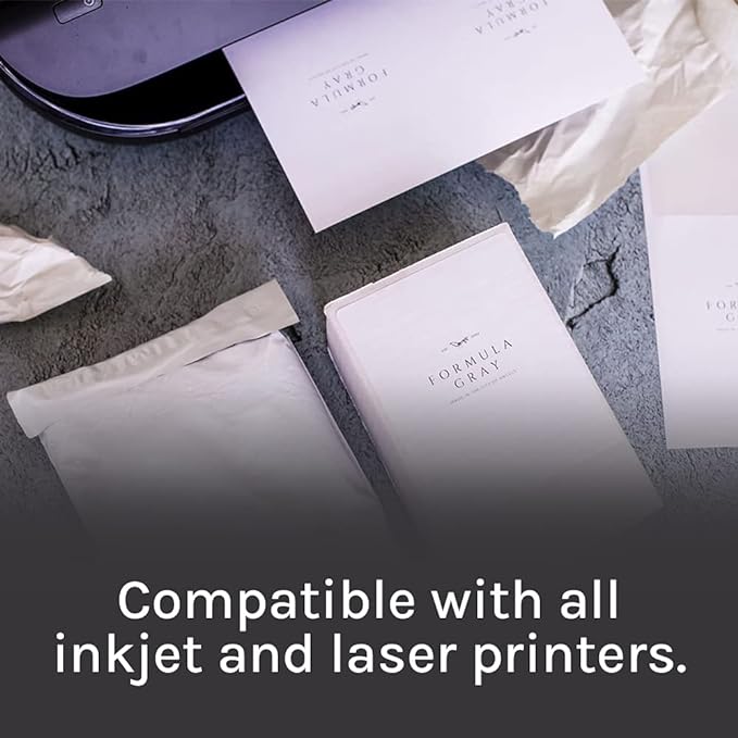 Premium Label Supply White Sticker Shipping Labels – 4" x 5" – Laser/Inkjet Compatible – (4 per Sheet), 1000 Sheets - 4,000 Total Adhesive Labels