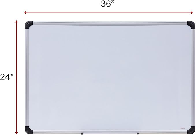 Universal One Magnetic Easel Style Dry Erase Board, 36 x 24" (43733)