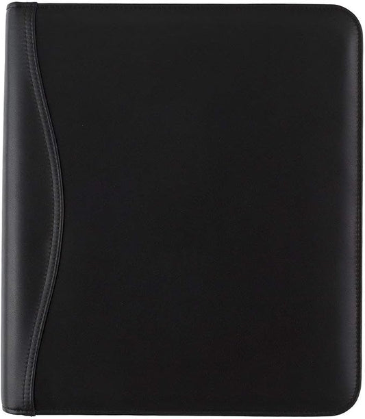 AT-A-GLANCE Genuine Leather Undated Starter Set, Folio Size, Black (038-0540-05)
