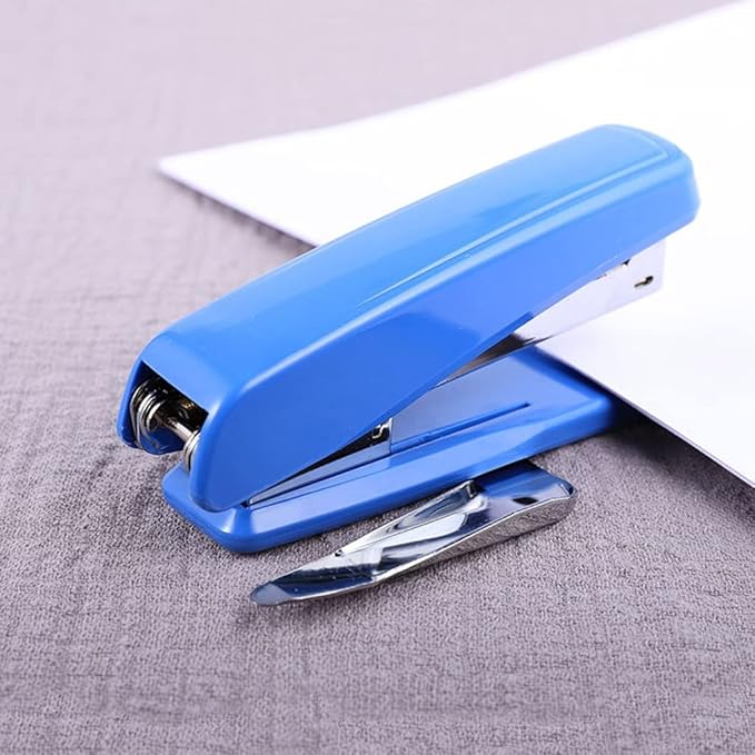 Desk Stapler Staplers for Desk B8 Stapler 20-Page Capacity Office Documents Finishing and Binding Essentials Office Tools School Supplies (Color : Blue)