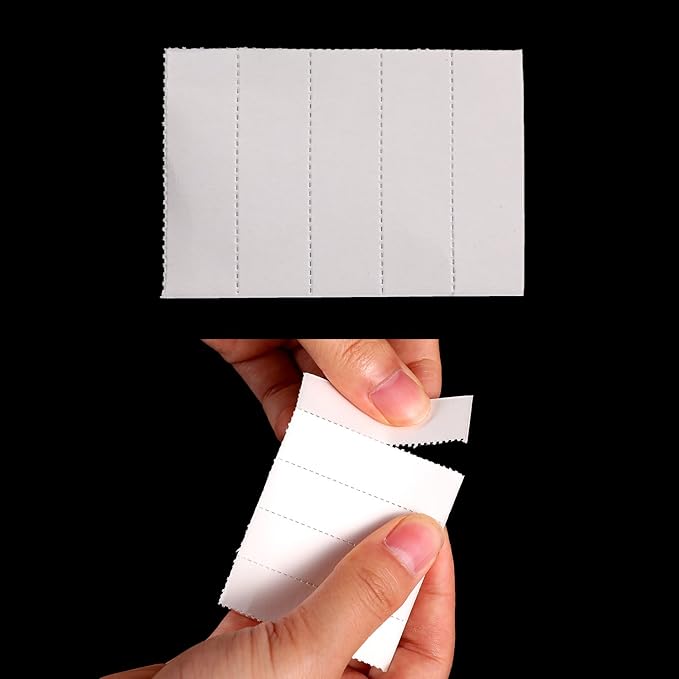 Jovitec File Folder Tabs, 120 Hanging File Folder Plastic Tabs and 120 Inserts for Quick Organize and Identification Files, Easy to Read(Multicolor Angle,2 Inch)