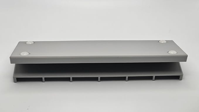 Remote Holder Organizer Pedestal Caddy compatible with Lutron Pico Remotes, Anti-Slip Feet, Holds 6 Remotes, Grey, Indoor Use Only