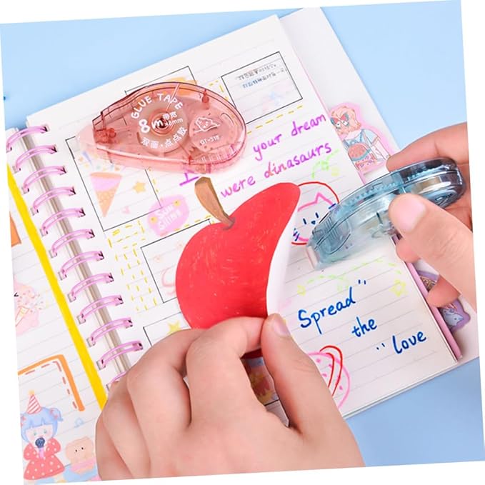 4pcs Correction Tape for Students Dual-sided Correction Tapes Practical Study Tools Aesthetic Office Supplies Mixed Colors