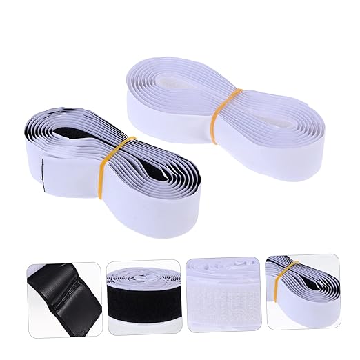 Lurrose 4set Heavy Duty Hook and Strips Double-Sided Self-Adhesive Tape for Mounting and Projects and Easy to Use Each