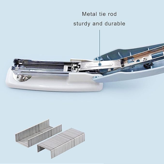 Business Stapler Office Stapler Desktop Stapler Paper Binding Machine Large Size Stapler Colorful Paper Binding Stapler