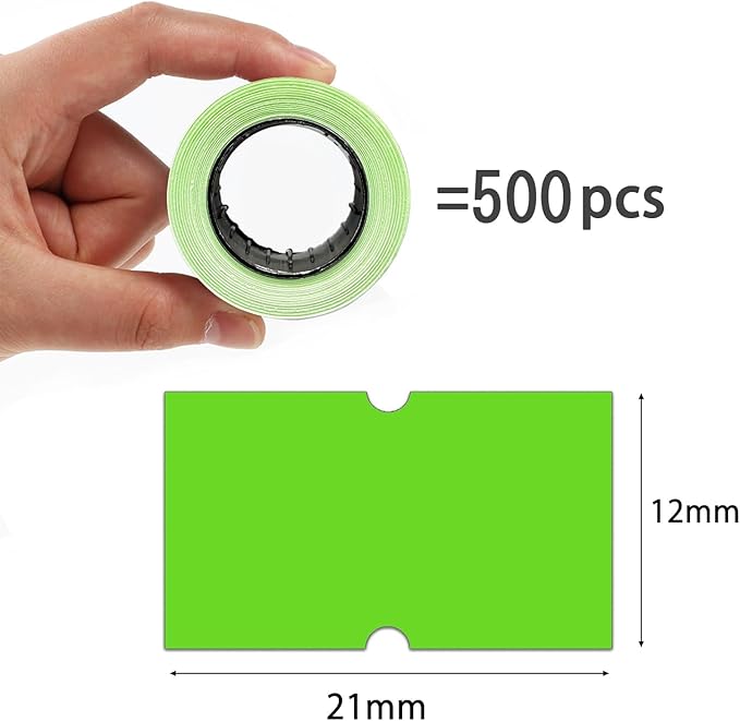 16,000pcs 1 line Blank Labels, Removable and Adhesive Price and Sale Tags for Office, Suitable for NEW5500,MX-5500,CN979,H813,Total and Inch Pricing for Garage.(Orange)