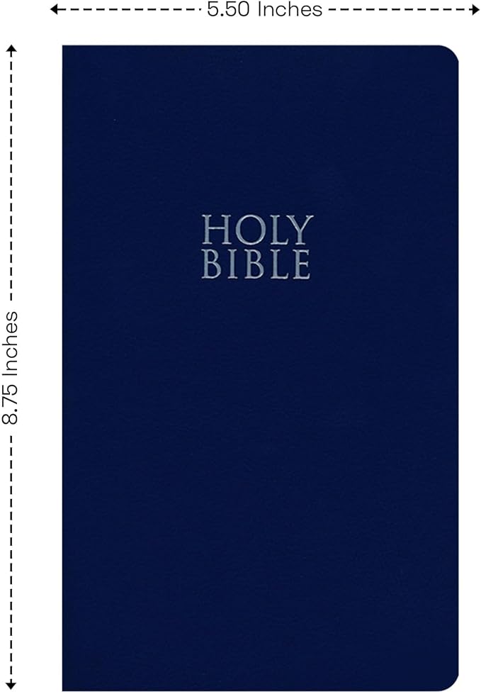 Personalized NIV Bible New International Version Faux Leather Bible Small Print Economy Bible with Custom Name at The Lower Right Side & Red-Highlighted Verses, Gift for Christian & Religious Events