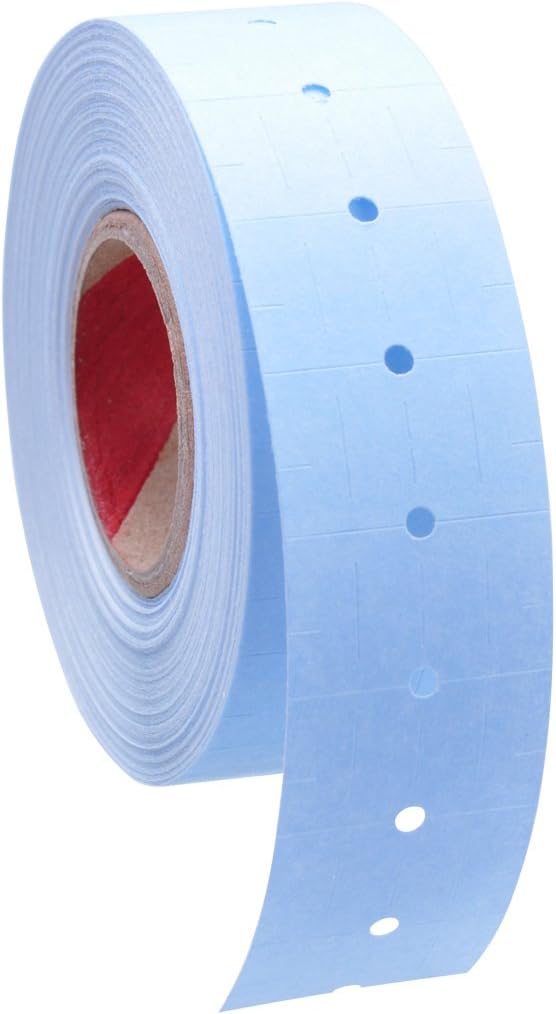 Pastel Blue Labels to fit Avery Dennison®/ Sato® M1 "Mighty One" Price Guns 16 Pack (Free Ink roll Included)