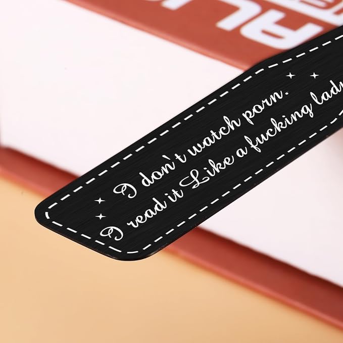 i Dont Watch Por n i Read it Book Lovers Gifts Dark Romance Bookmark for Reading Women Funny Christmas Birthday Gifts Spicy Bookmark for Adults Friends Book Accessories