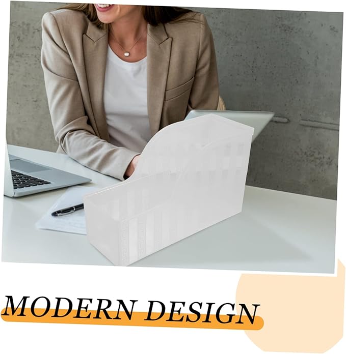 3pcs Transparent Document Box Modern File Organizer for Office Home Storage for Files Letters Magazines Sturdy Desktop Rack for Efficient Space Management