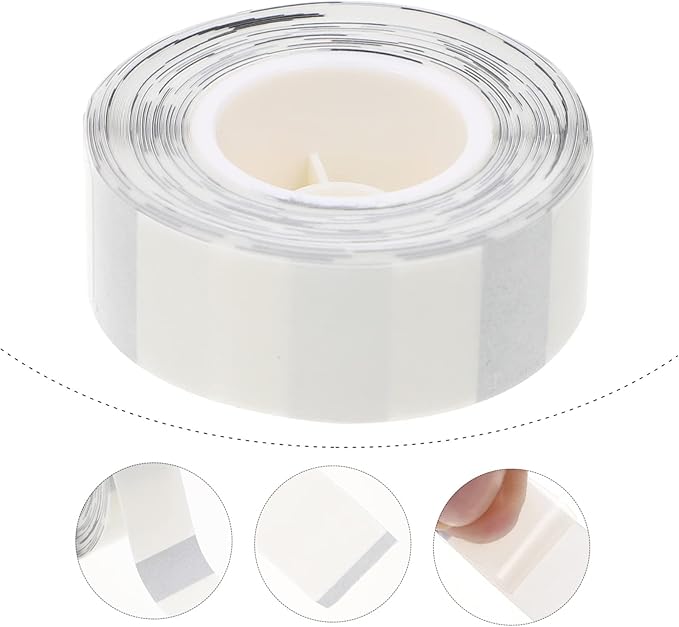 COHEALI 5rolls Clear Self-Adhesive Label for Smooth Transparent Stickers for Craft Projects and Personalization of Bottles and Boxes