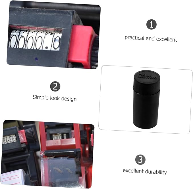 Homoyoyo Price Ink Roller Replacement Premium Ink Refill for Pricing Tag Guns Material Versatile Efficient Refills for Retail Price Tagging
