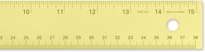 Alumicolor 15-inch Standard Aluminum T-Square for Art Framing & Drafting, Gold