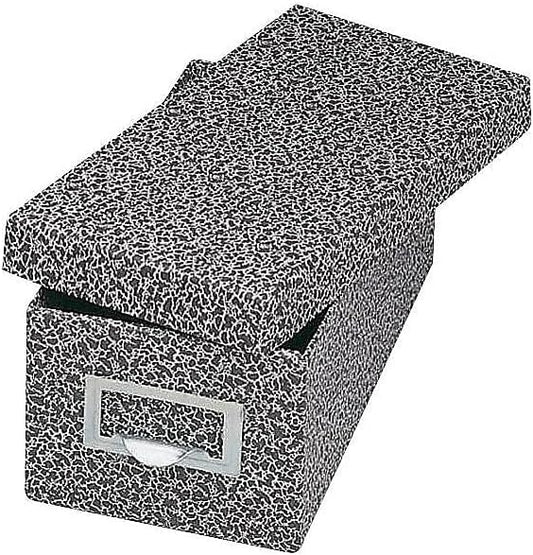 Globe-Weis/Pendaflex Fiberboard Index Card Storage Box, 3 x 5 Inches Card Size, Black Agate (93 BLA)