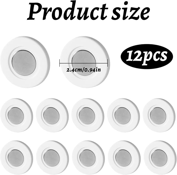 12pcs Magnetic Remote Control Holder Remote Control Holder,Remote Holder,Magnetic Remote Holder,Tv Remote Holder,Remote Holder Wall Mount,For Silicone Remote Holder Wall Mount, Tv & Tool Holder