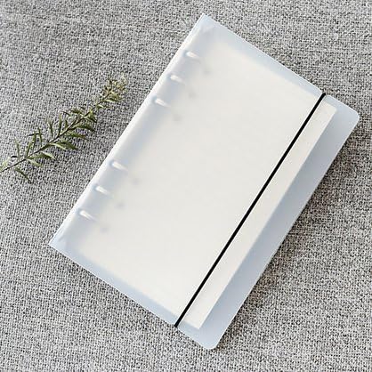 A5 PP Binder with Pages & Binder Pocket Set, White