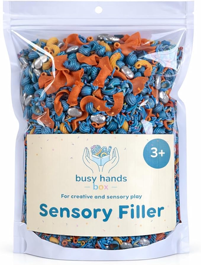 Colorful Sensory Filler for Craft Activities, Mixed Texture Decorative Filler, Fine Motor Practice Material