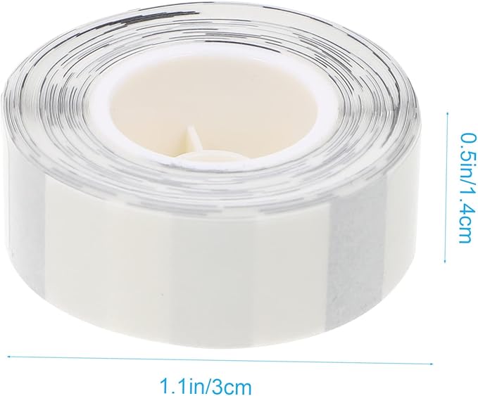COHEALI 5rolls Clear Self-Adhesive Label for Smooth Transparent Stickers for Craft Projects and Personalization of Bottles and Boxes