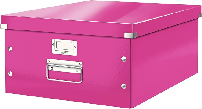 Leitz A5 Storage Box, Click and Store Range 60430001 - Small, White Storage Box A3