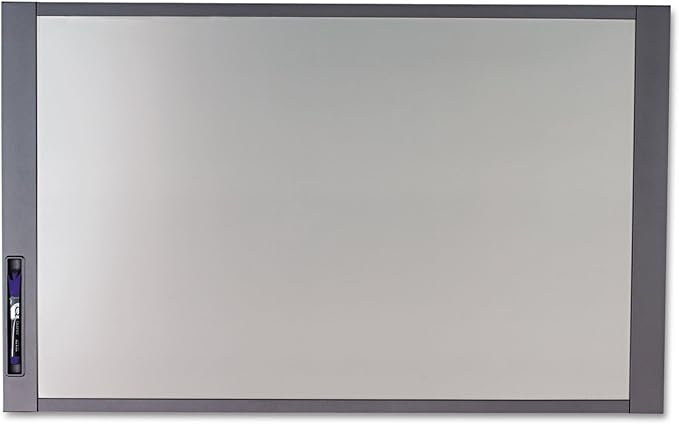 Quartet Inview Custom Whiteboard, 37.5 x 23 Inches, .5 Inch Graphite Frame (72982)