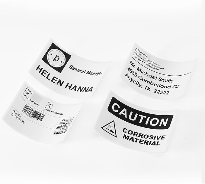 DK-1202 Labels Compatible Brother Die-Cut Shipping Label 62mm x 100mm(2-3/7 x 4 Inches) with One Refillable Cartridge for Brother QL 700 720NW 570 500 Printer and More (300 Labels Per Roll, 8 Rolls)