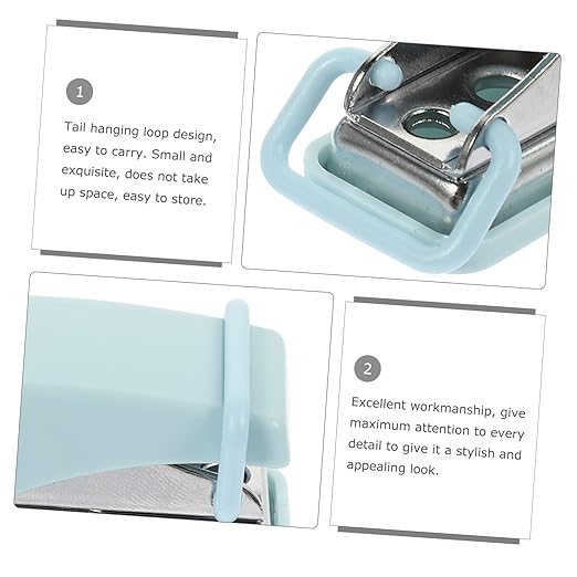 Holibanna Mini Hole Puncher Compact Single Hole Punch for Office School and Home Use Ergonomic Design Durable for Adults