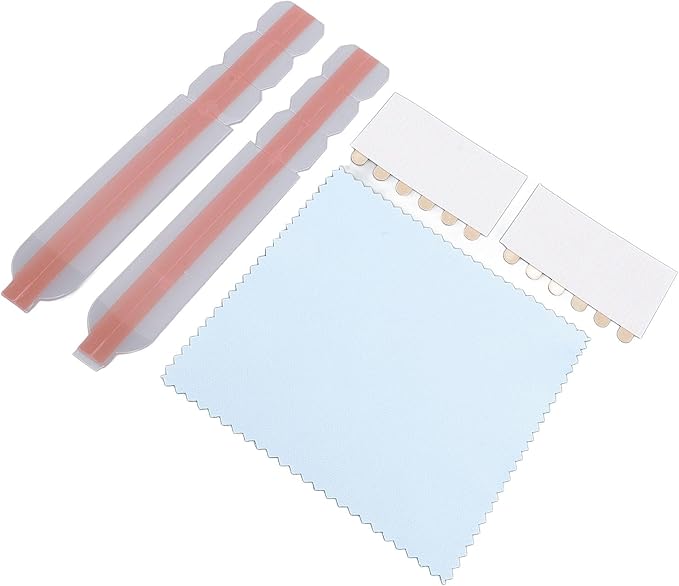 Hilitand 5 Set Filter Adhesive Strips, Computer Screen Mounting Accessories Double Sided Adhesive Strips for Laptops and Monitors