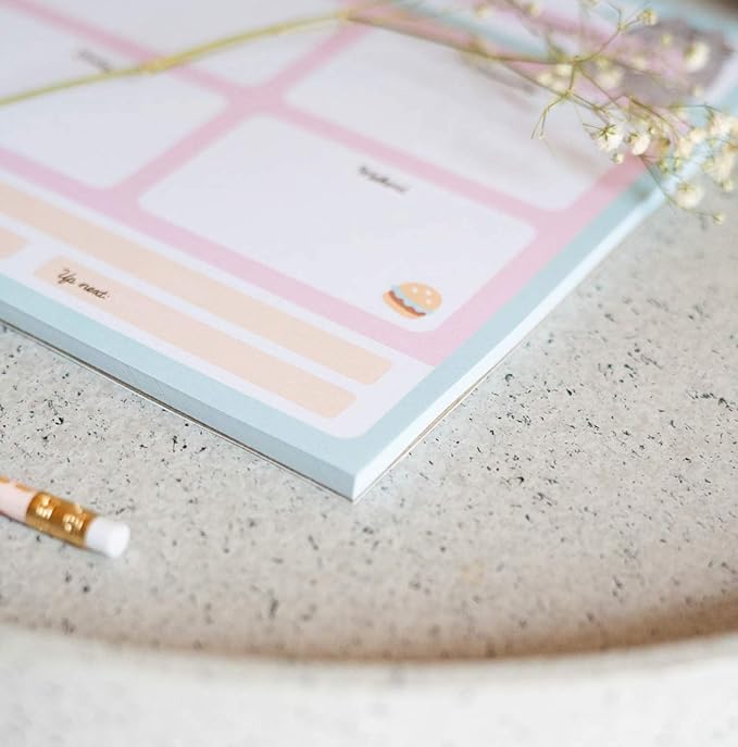 To Do List Notepad Pusheen Calendar A4 | Daily, Weekly Planner | ADHD Planner Pad | 54 Tear-Off Sheets 90 gsm | Pusheen Stationery | Improve Productivity | Task Planner